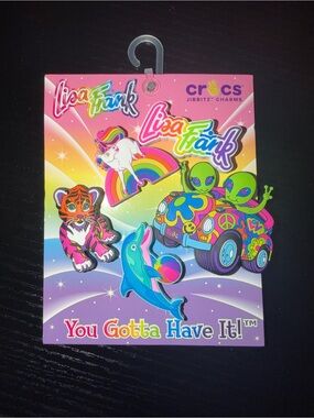 Lisa Frank Rainbow JIBBITZ Charm Pack
